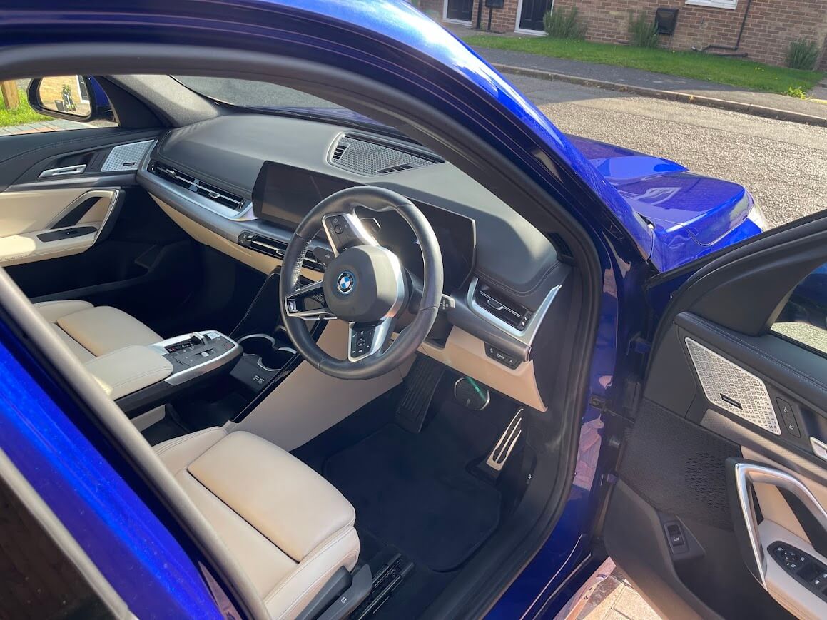 BMW iX1 interior after detailing - Wittering, Peterborough