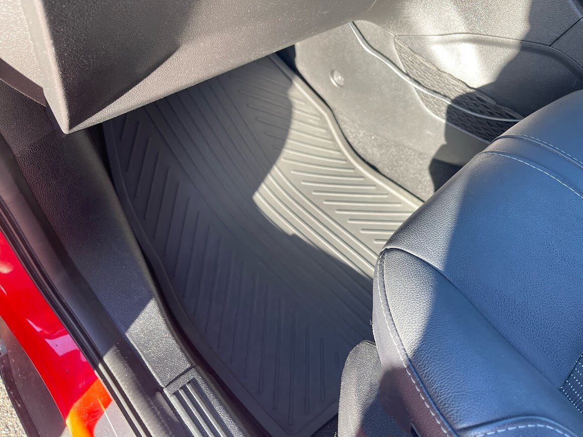 Ford B Max passenger footwell after interior detailing in Peterborough