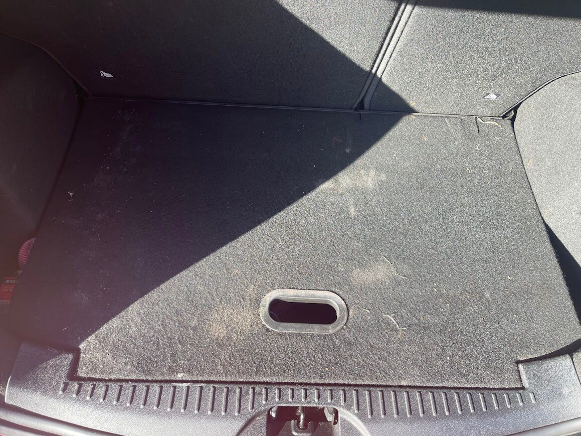 Ford B Max boot before detailing in Peterborough