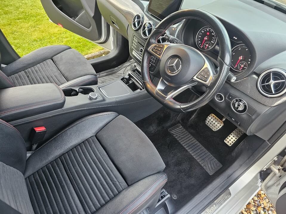 Mercedes B-Class after car detailing in Newmarket, Suffolk