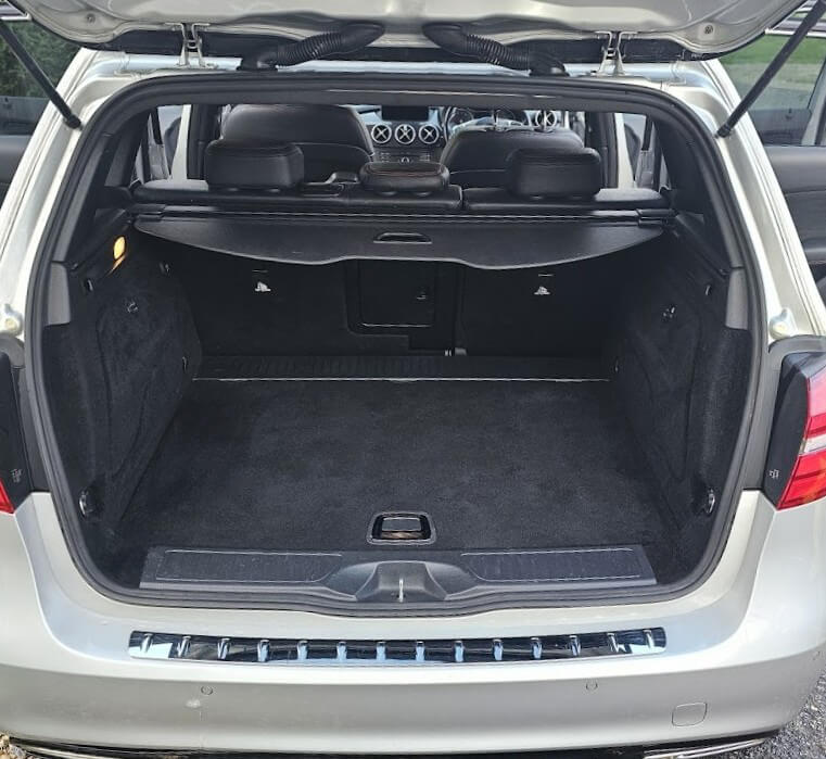 Mercedes B-Class car boot after interior detail in Newmarket, Suffolk