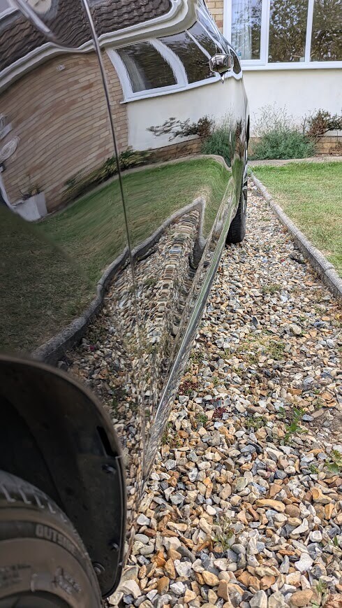 Renault Clio side panel tar removal in Glinton, Peterborough