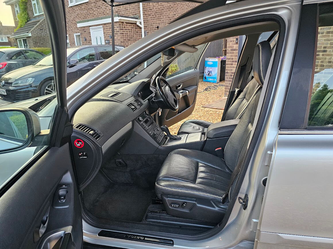 Volvo XC90 interior after detail in Stamford, Lincolnshire