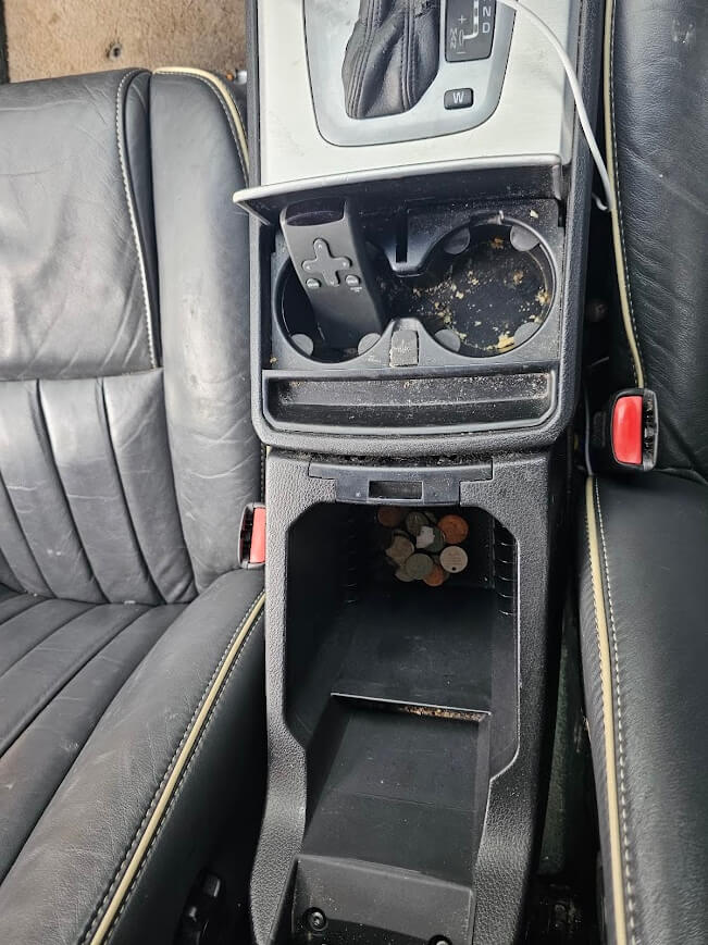 Volvo XC90 centre console before interior detail in Stamford, Lincolnshire