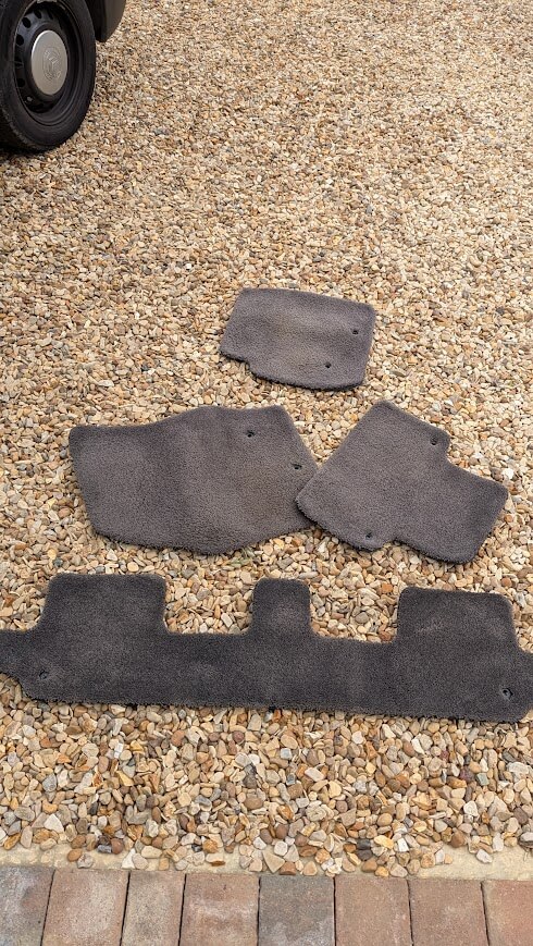 Volvo XC90 car mats after interior detail in Stamford, Lincolnshire