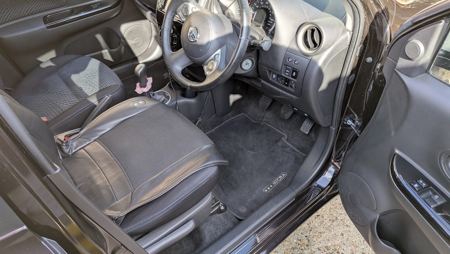 Nissan Micra driver's side after interior detail - St Neots