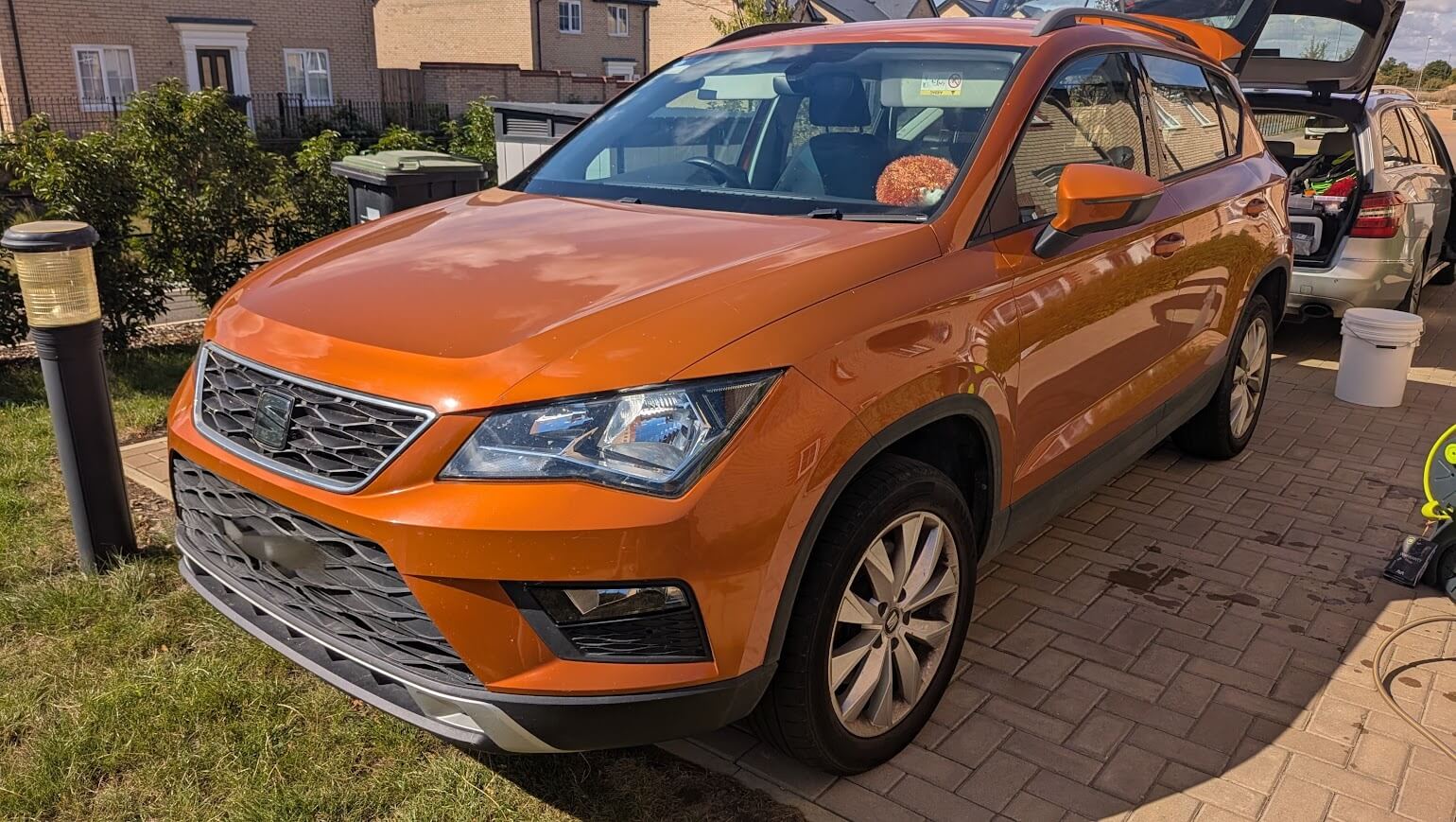 Seat Ateca before exterior detailing in Ely, Cambridgeshire