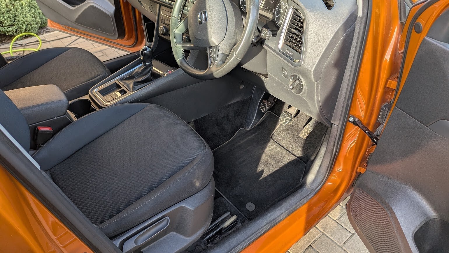 Seat Ateca driver's footwell detailed in Ely, Cambridgeshire