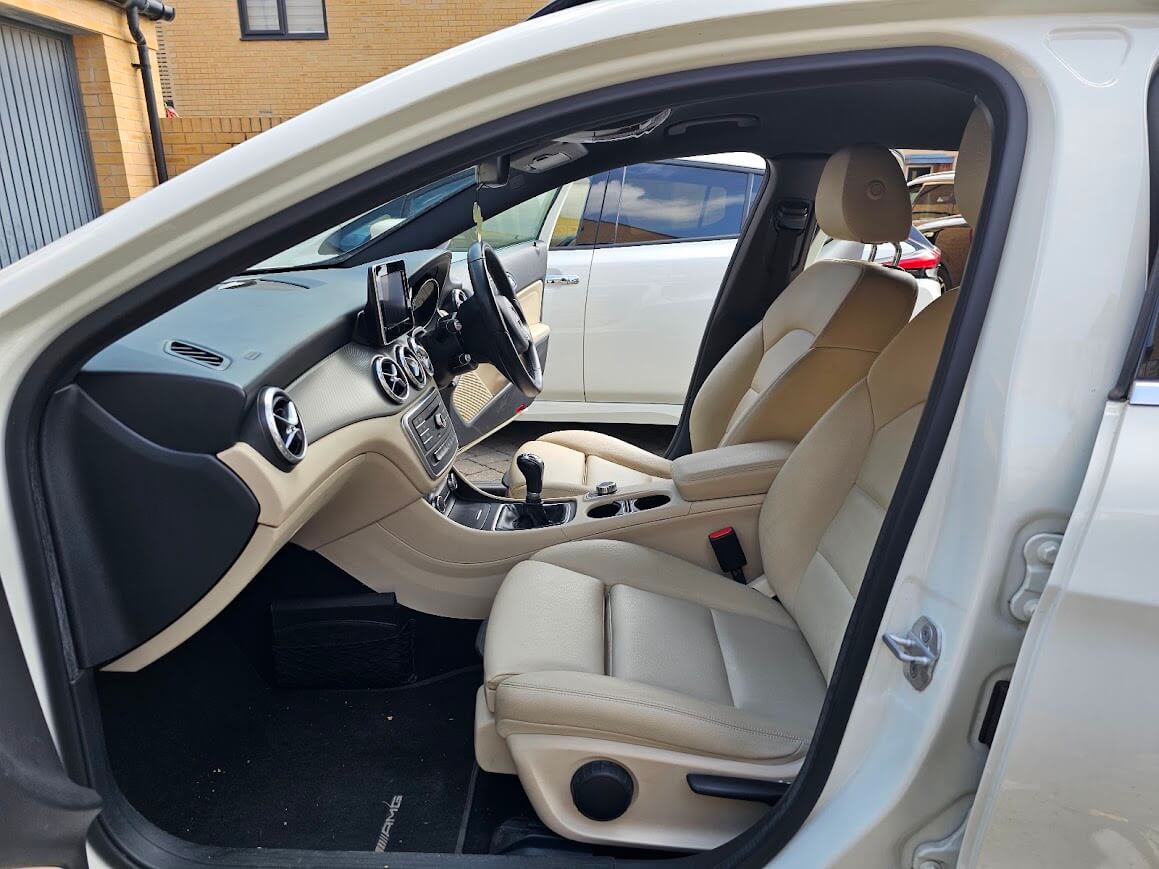 Mercedes GLA before interior detail - Cambridge