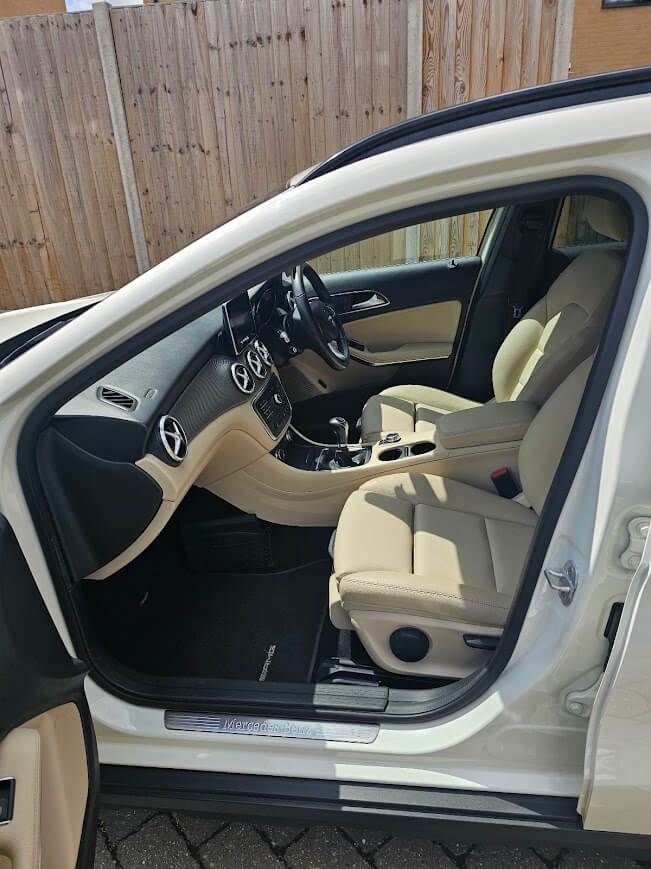 Mercedes GLA after interior detail - Cambridge