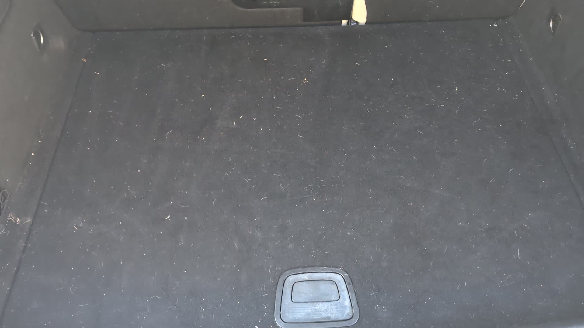 Mercedes GLA boot before detailing - Cambridge