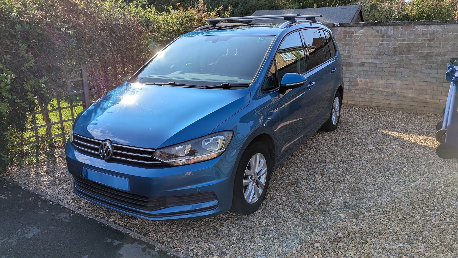 VW Touran after exterior car detailing in St Ives, Cambridgeshire