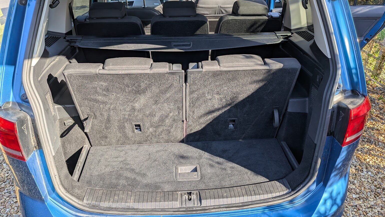 VW Touran boot after interior detailing in St Ives, Cambridgeshire